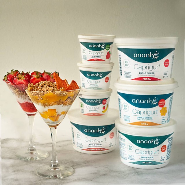 Caprigurt - Yogurt Banana Fresa 135g