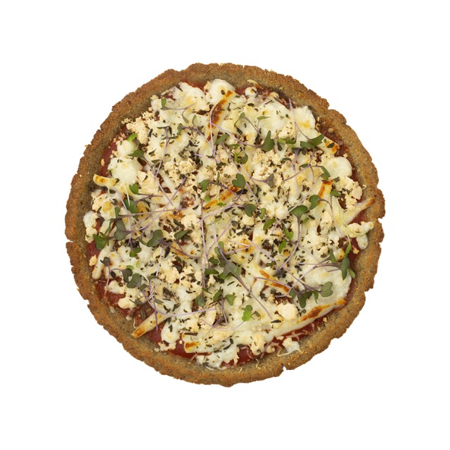 Pizza 4 Quesos Garbanzo-Yuca