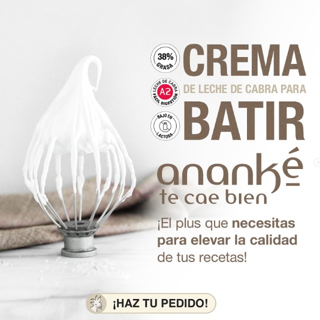 Crema de leche de cabra 1ltrs